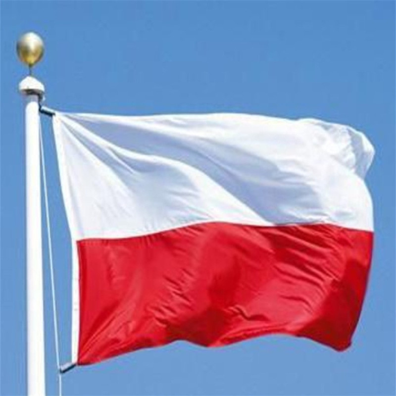 Polen Flagg 90x150 cm banner utendørs innendørs festdekorasjon