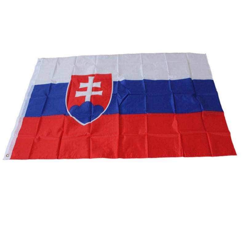 Slovakia lippu 90x150cm banneri ulko- ja sisäjuhlakoriste