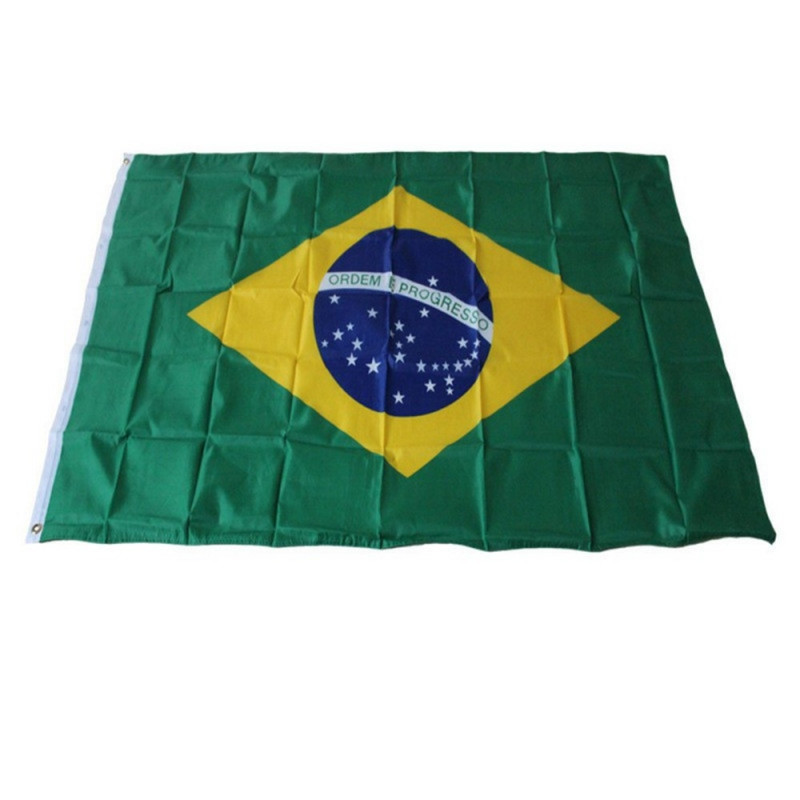 Brasilia lippu 90x150cm banneri ulko- ja sisäjuhlakoriste