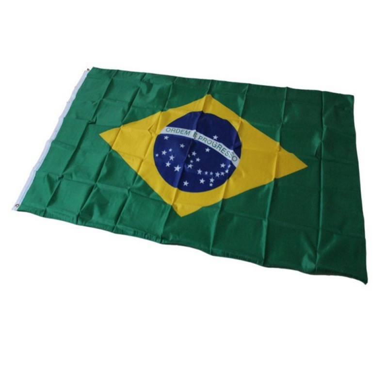 Brasilia lippu 90x150cm banneri ulko- ja sisäjuhlakoriste