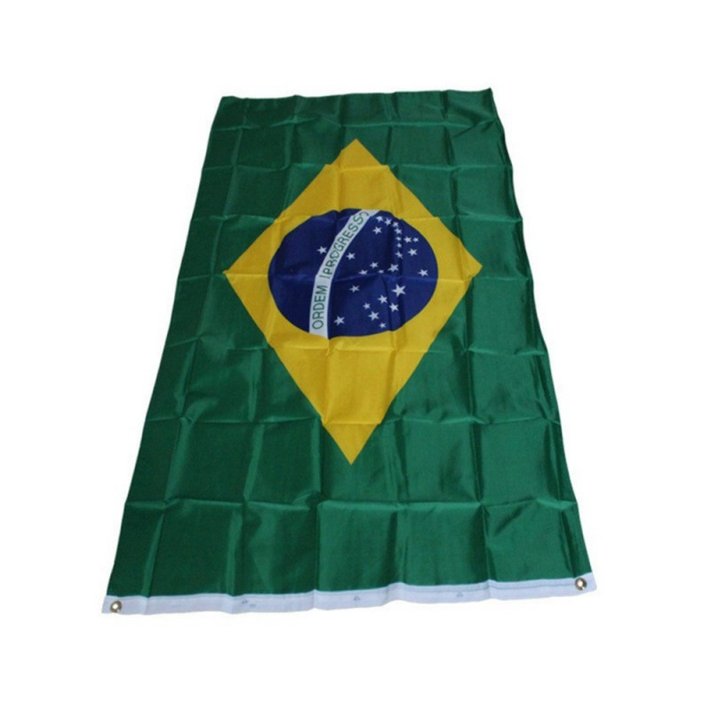 Brasilien Flag 90x150cm Banner Udendørs Indendørs Festdekoration