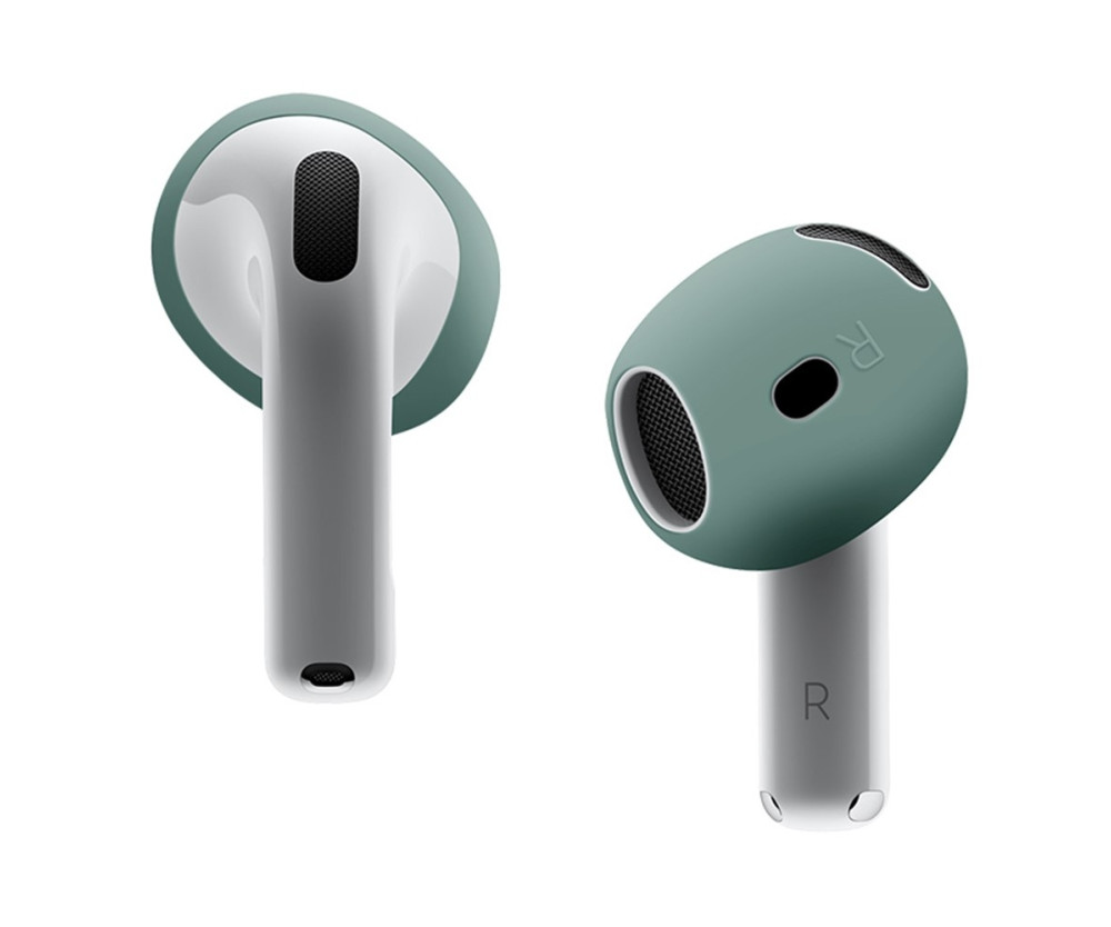 För AirPods 4 hörsnäckor Anti-slip silikonhölje Hörselkåpor Öronsnäckor