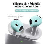 För AirPods 4 hörsnäckor Anti-slip silikonhölje Hörselkåpor Öronsnäckor