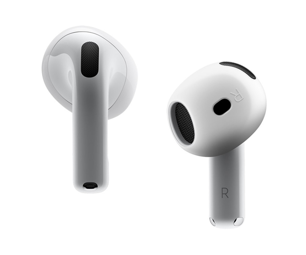 För AirPods 4 hörsnäckor Anti-slip silikonhölje Hörselkåpor Öronsnäckor - Transparent