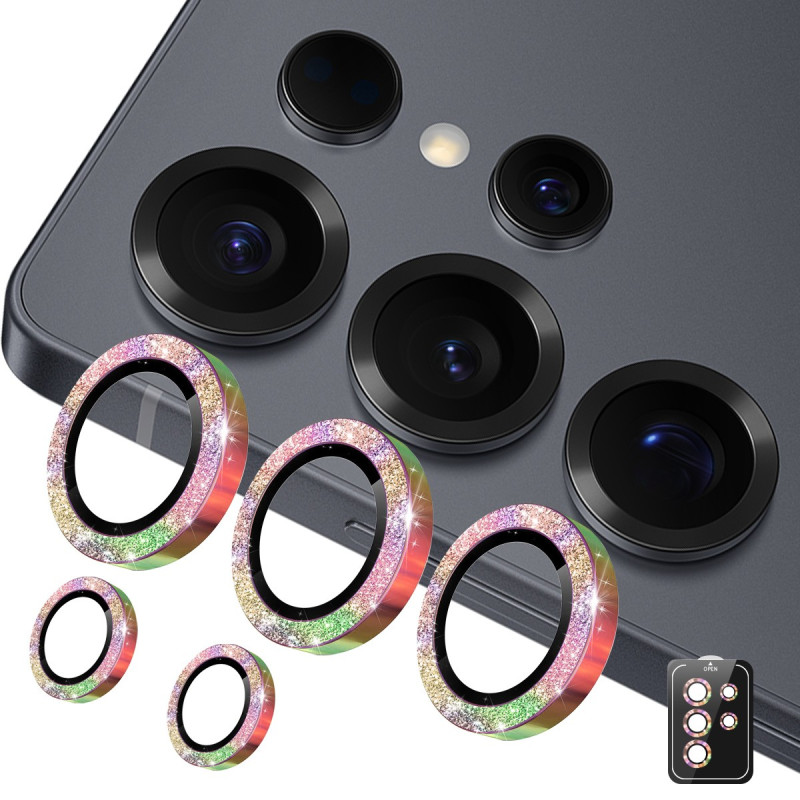 För Samsung Galaxy S26 Ultra Glittrande Kameralinskydd