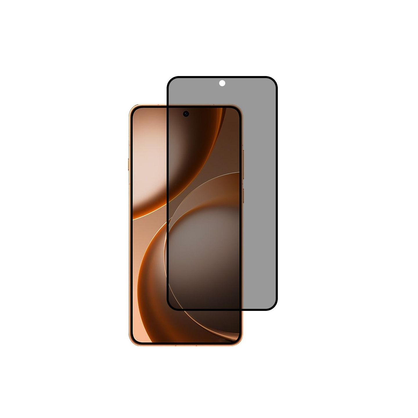AMORUS Oppo Find X9 Ultra 5G tietosuojanäytönsuoja karkaistu alumiini-silikaattilasi