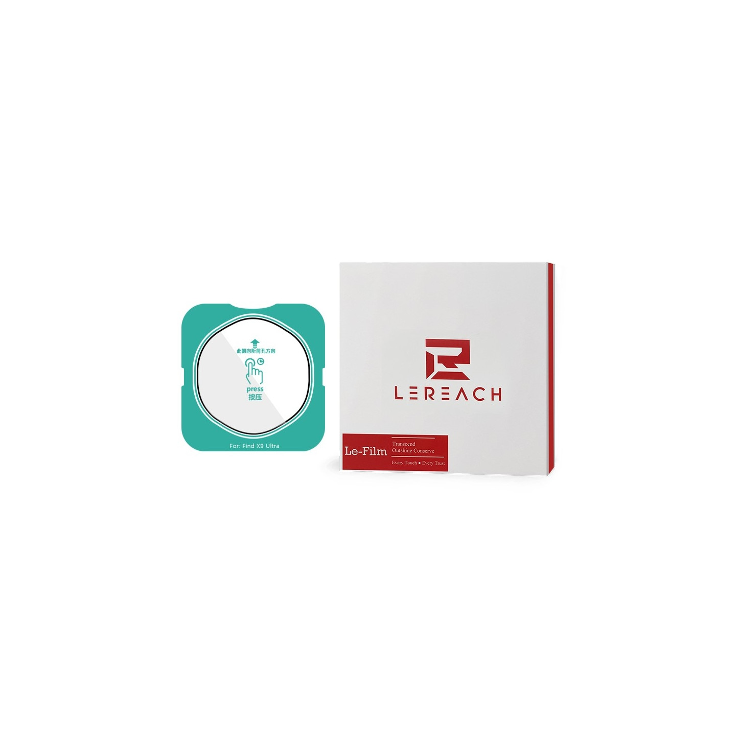 LEREACH For Oppo Find X9 Ultra 5G Kameralinsebeskytter