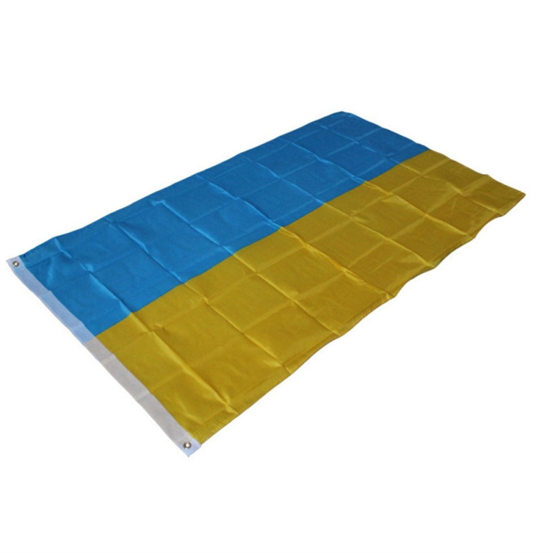 Ukraina lippu 90x150cm banneri ulko- ja sisäjuhlakoriste
