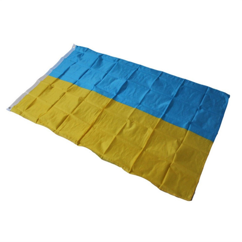 Ukraina Flagg 90x150 cm banner utendørs innendørs festdekorasjon