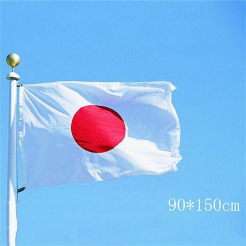 japansk Flag 90x150cm Banner Udendørs Indendørs Festdekoration