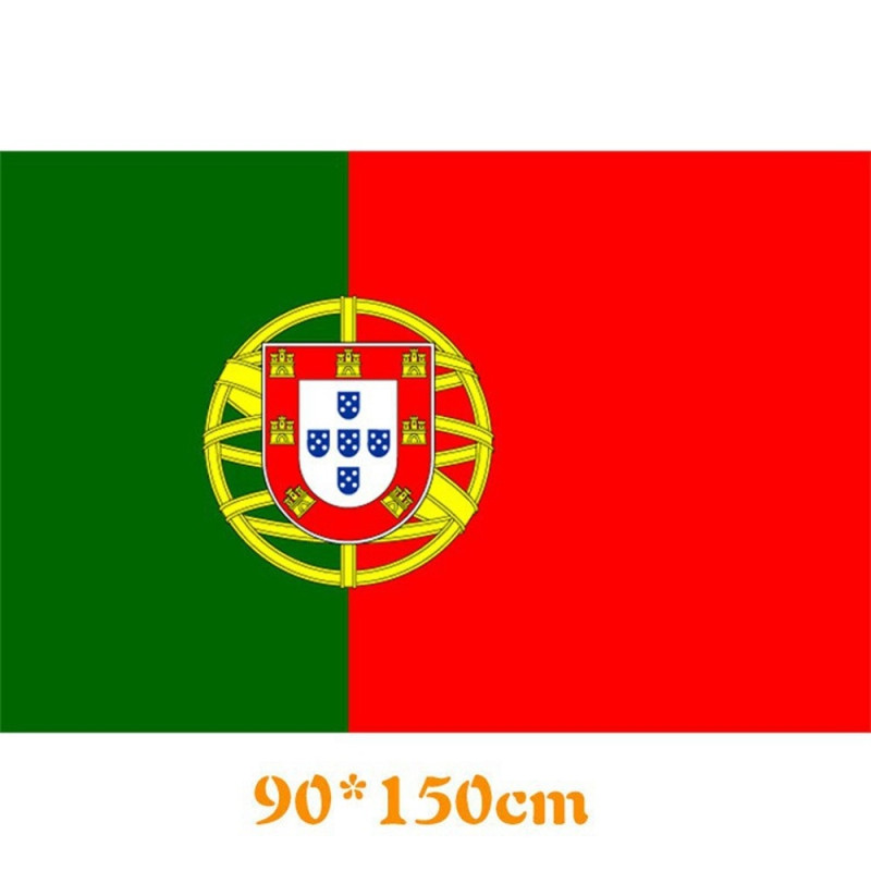 Portugali lippu 90x150cm banneri ulko- ja sisäjuhlakoriste
