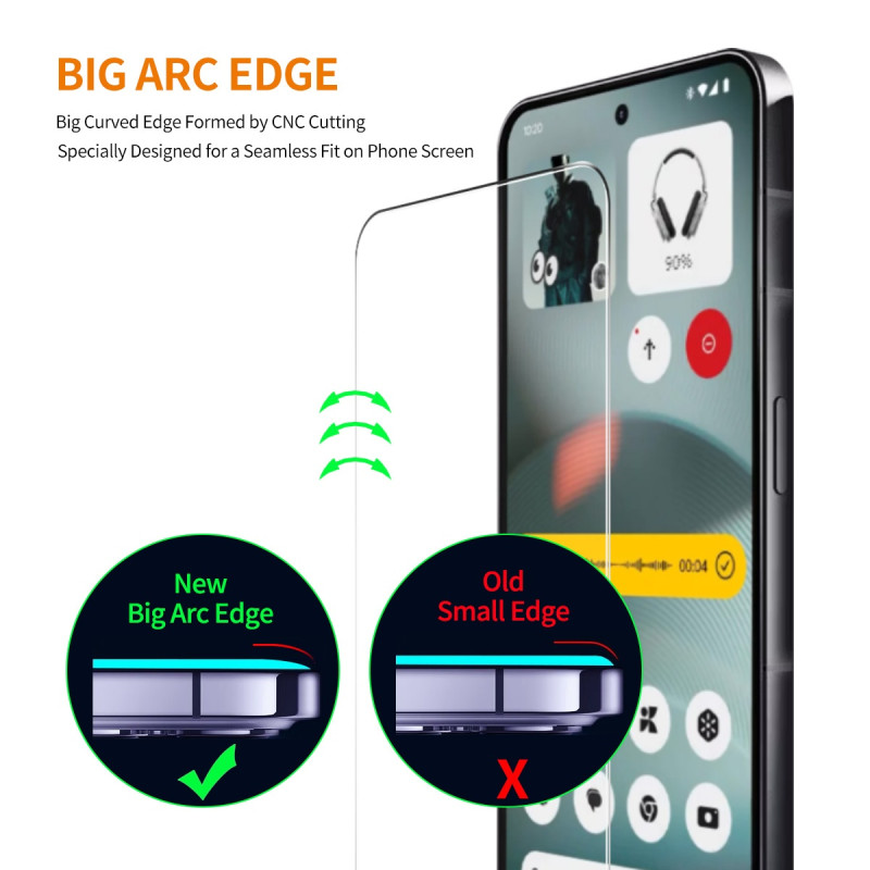 Til Nothing Phone 4a Pro / Nothing Phone 4a Skærmbeskytter 2 stk