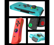 Kompatibel med Nintendo Switch Joy-Con Controller Bluetooth Gamepad - Röd+Blå