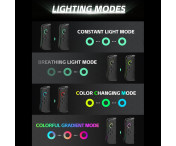 Kompatibel med Nintendo Switch Joy-Con Controller Bluetooth Gamepad - Röd+Blå