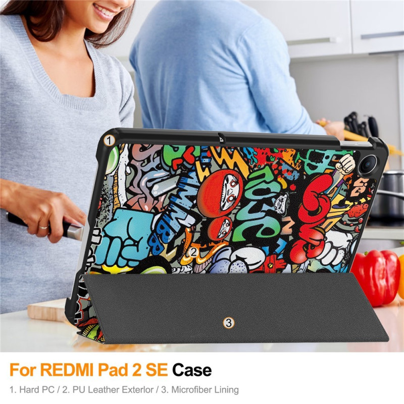 Til Xiaomi Redmi Pad 2 9.7 / Pad 2 SE Nettbrettdeksel