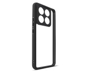 For Xiaomi 14T Hybriddeksel PC+TPU Telefonbakside - Svart