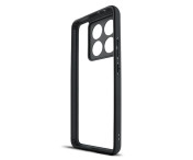 For Xiaomi 14T Hybriddeksel PC+TPU Telefonbakside - Svart
