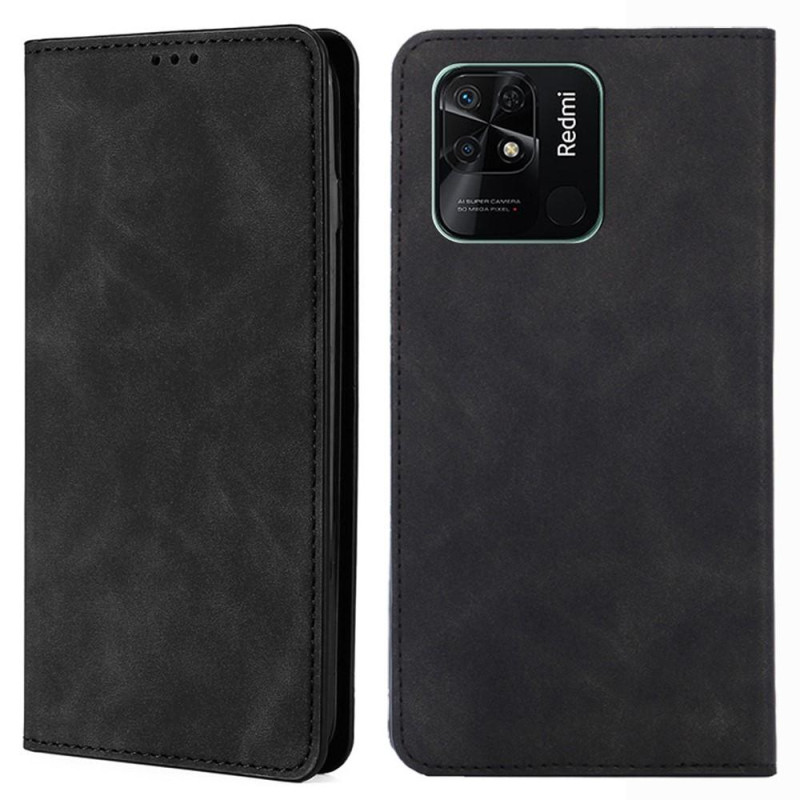 For Xiaomi Redmi 10C Cover Wallet - Black