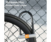 WEST BIKING Stöldskydd Cykel Motorcykel Moped Scooter Lås med 2 nycklar