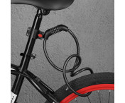 Cykellås Lås Kabel 5-siffrig kombination monteringsfäste - Blå