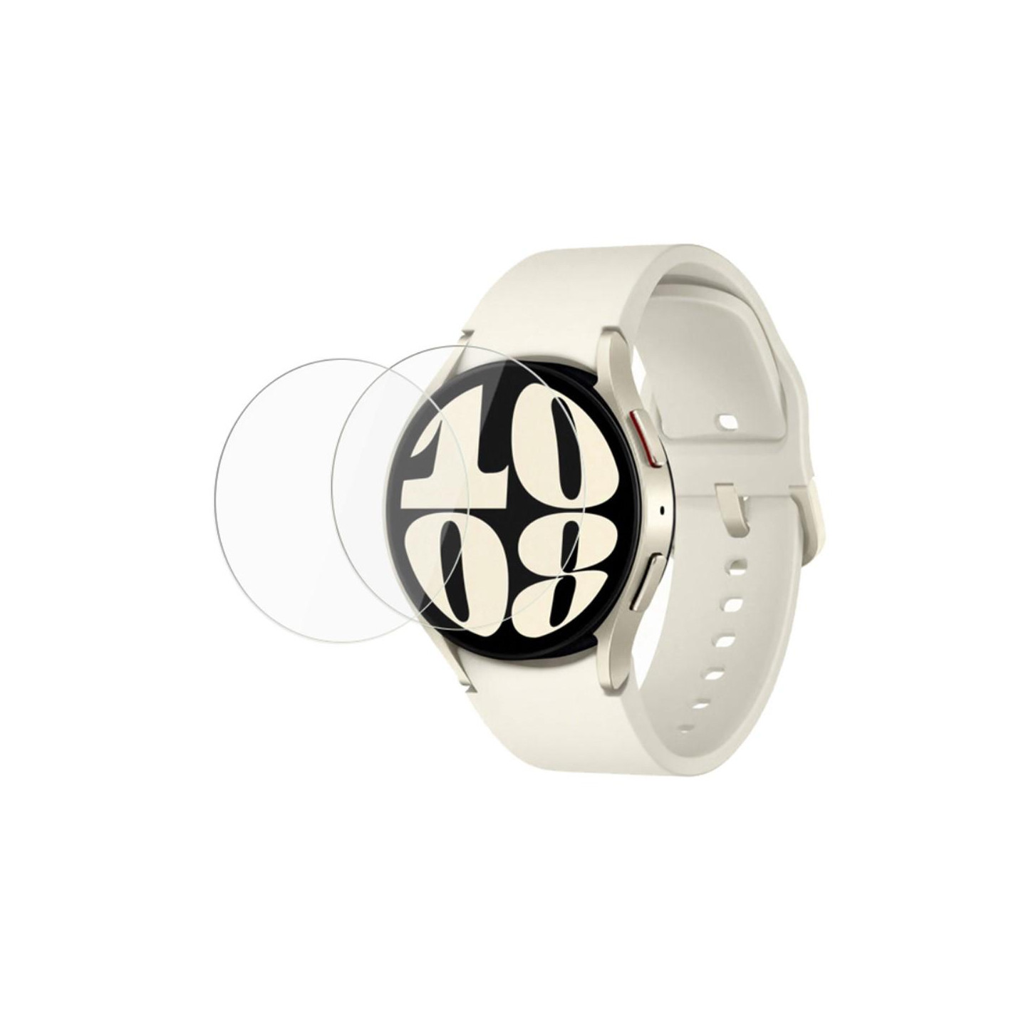 2stk Ultra klart herdet glass til Samsung Galaxy Watch6 43mm