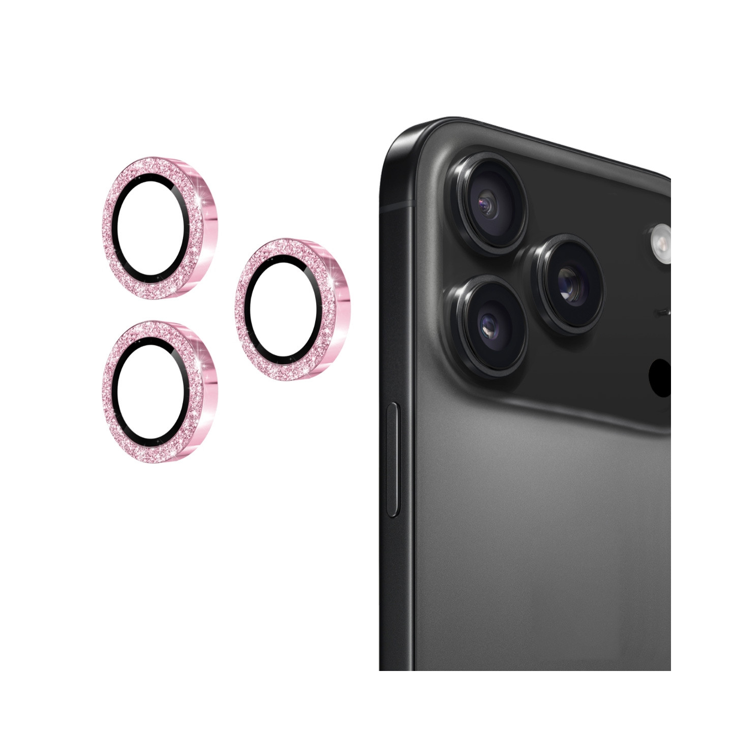 Til iPhone 17 Pro / iPhone 17 Pro Max Kameralinsebeskytter
