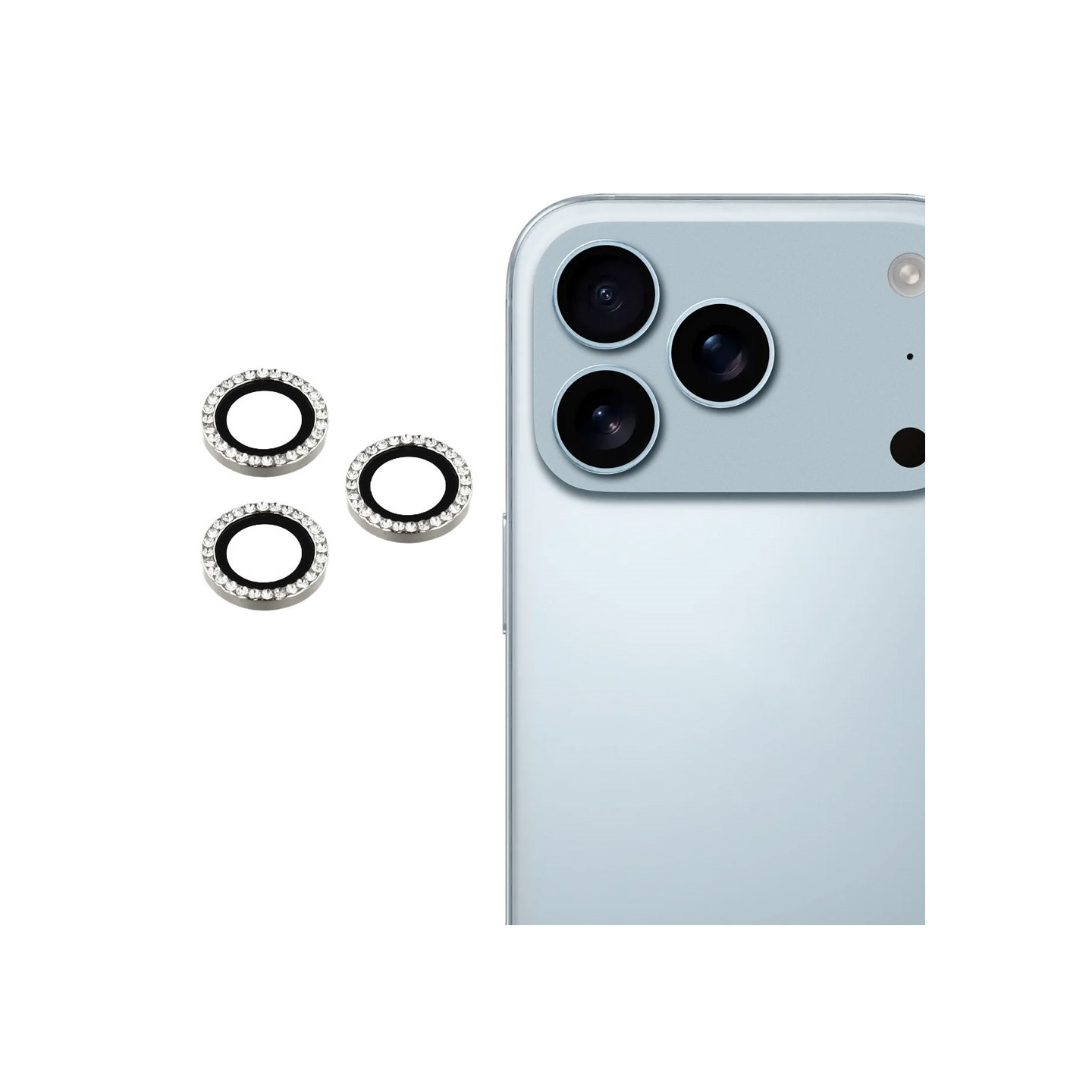 For iPhone 17 Pro Max / iPhone 17 Pro Camera Lens Protector