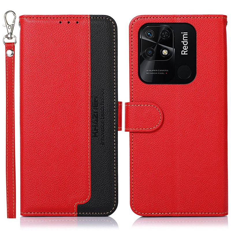 KHAZNEH Phone Cover to Xiaomi Redmi 10C - Red / Black