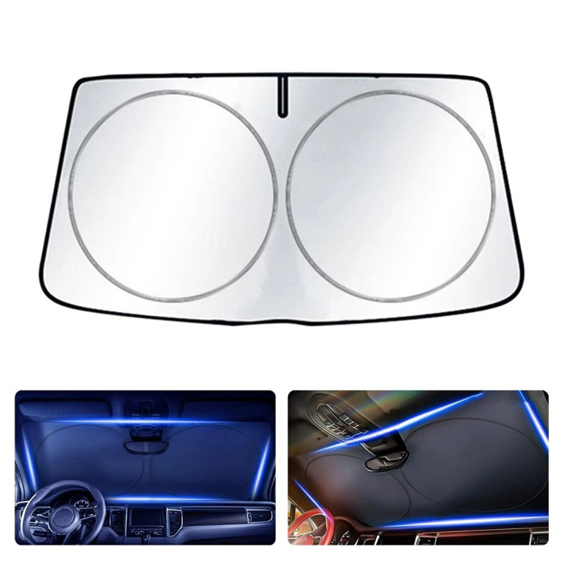 150x80cm sunshade for windshield foldable UV protection heat insulation for vehicles