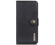 KHAZNEH Motorola Moto G55 Plånboksfodral - Svart