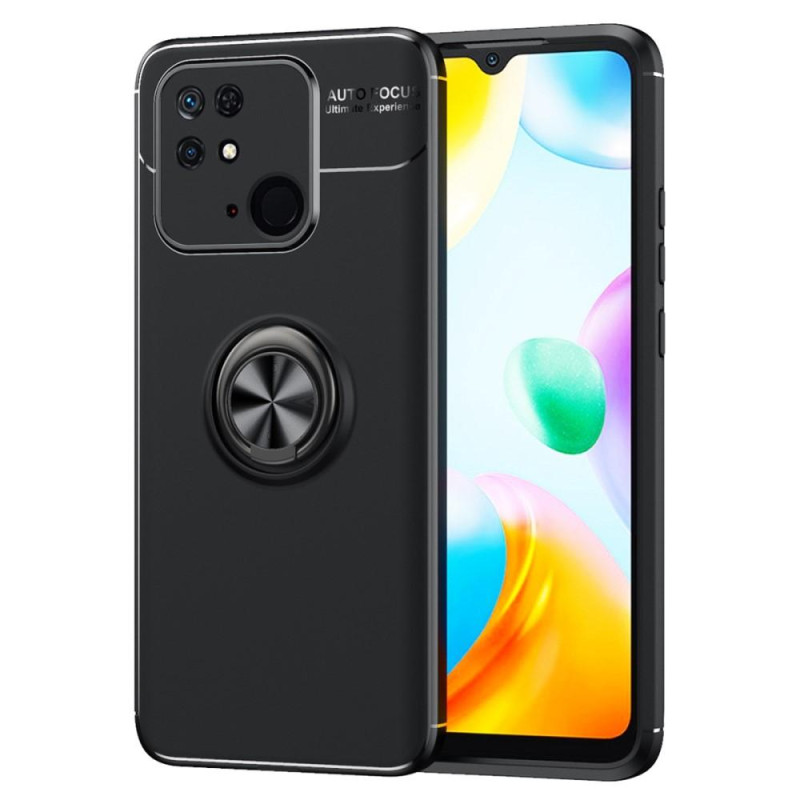 Redmi 10C TPU Deksel Med Fingerring - Svart