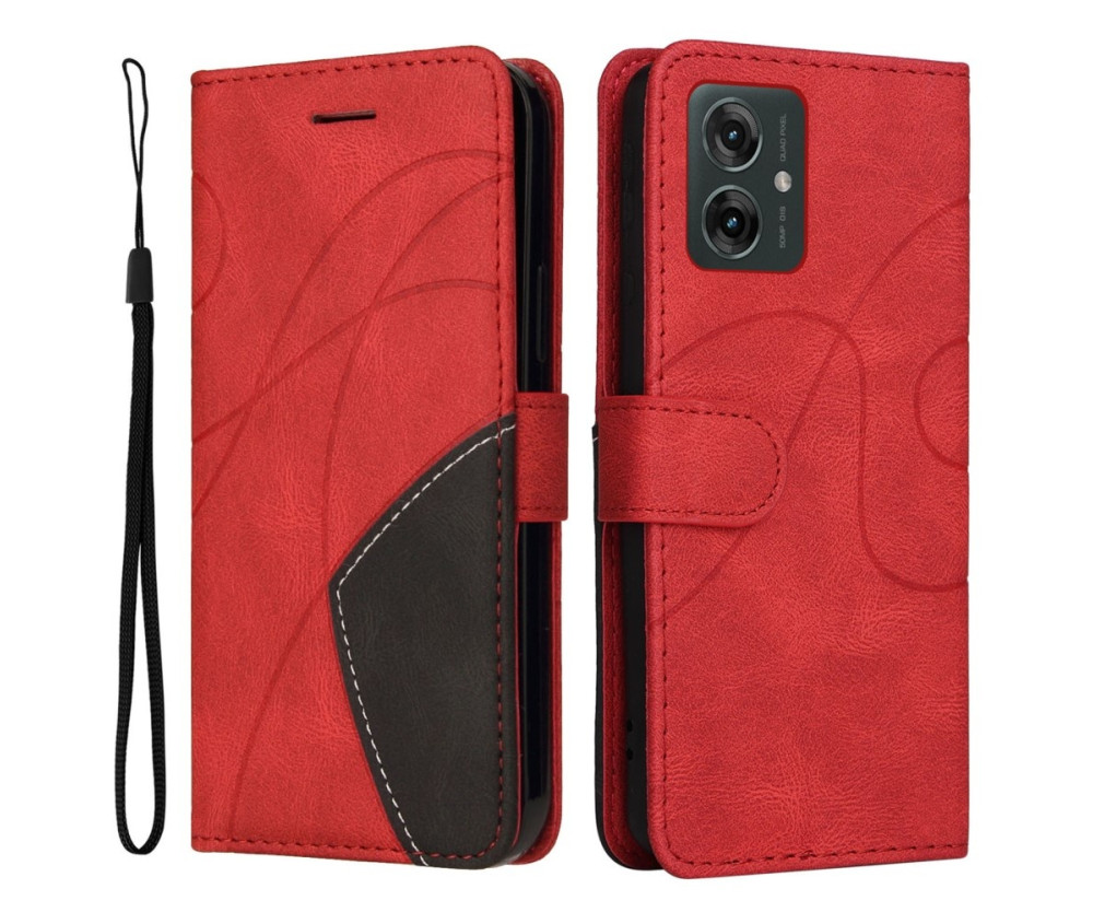 KT Plånboksfodral till Motorola Moto G55 - Röd