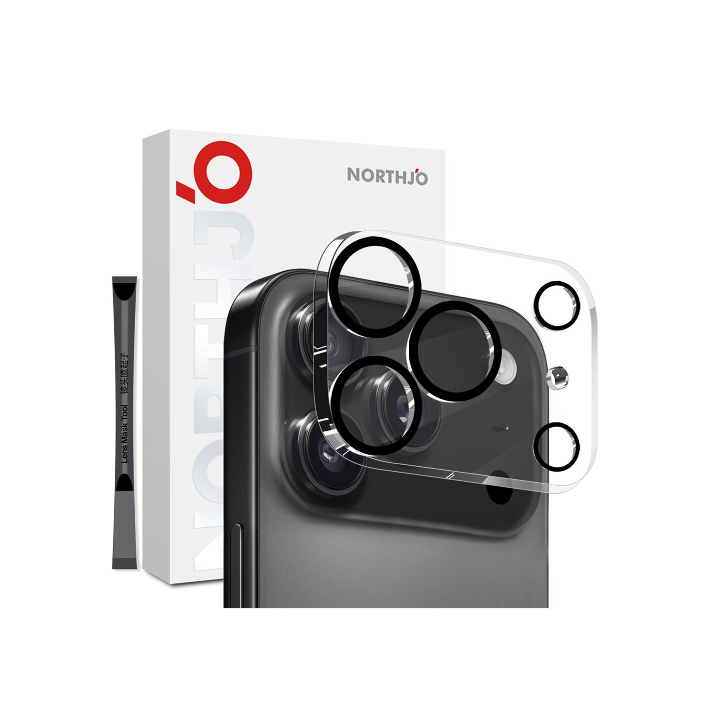 NORTHJO Til iPhone 17 Pro Kameralinsebeskytter