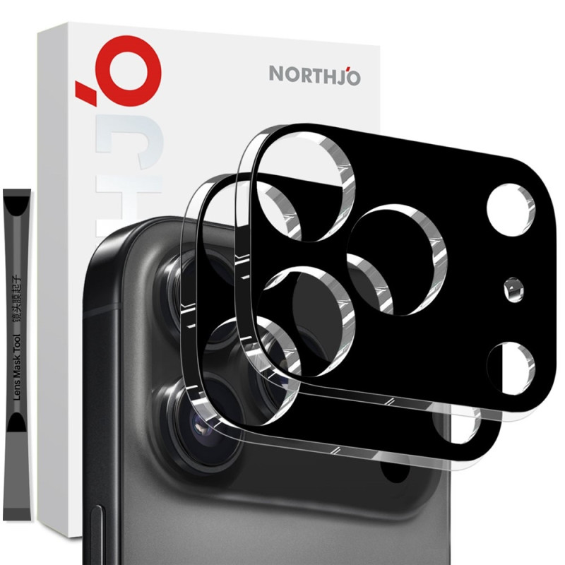 NORTHJO For iPhone 17 Pro Max Camera Lens Protector 2pcs