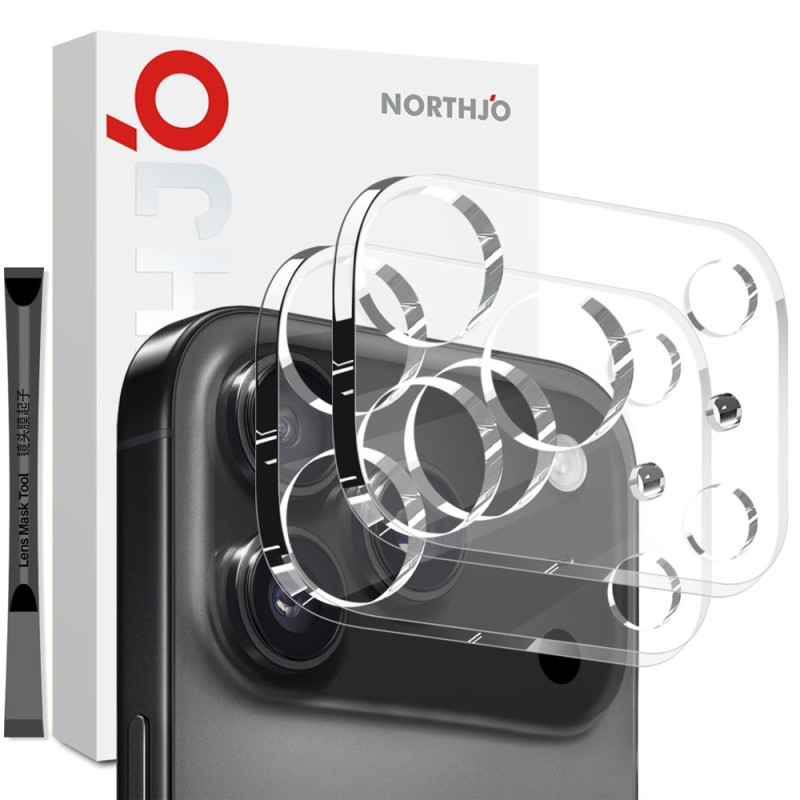 NORTHJO Til iPhone 17 Pro Max Kameralinsebeskytter 2stk