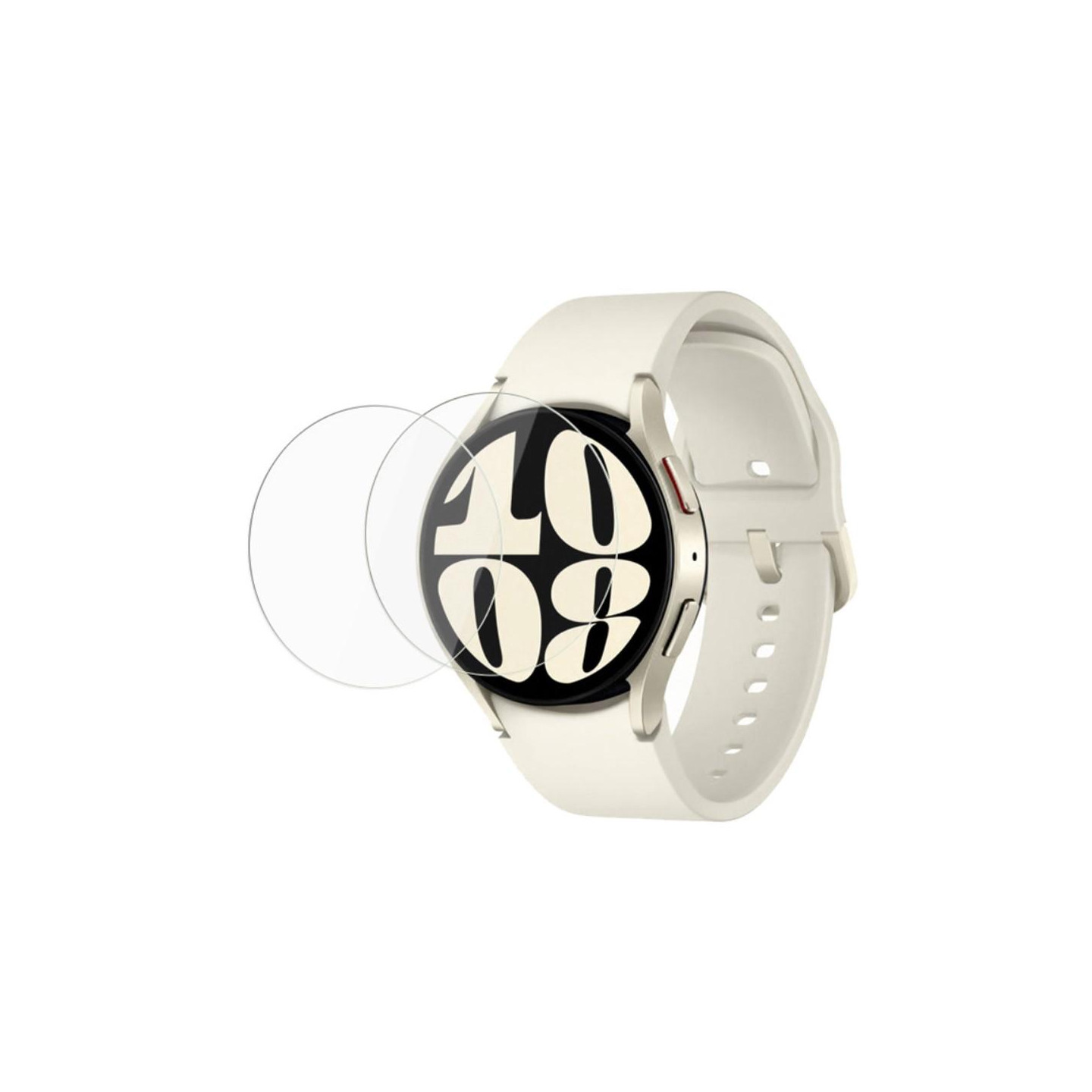 2 stk hærdet glas skærmbeskytter til Samsung Galaxy Watch6 40mm