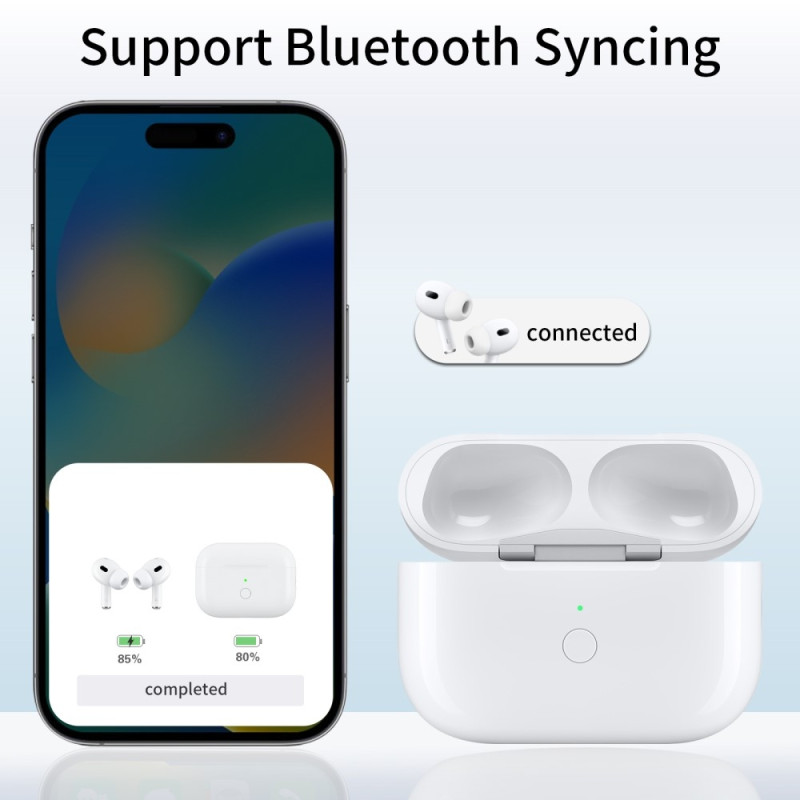 AirPods Pro 2 / Pro -latauskotelolle Sisäänrakennettu 680 mAh:n akku langaton lataus