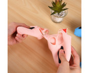 Playstation 5 / PS5 Silikon Skin Skal Fodral Anti-Slip Skydd Flame Design - Vit