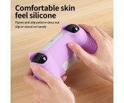 Playstation 5 / PS5 Silikon Skin Skal Fodral Anti-Slip Skydd Flame Design - Lila