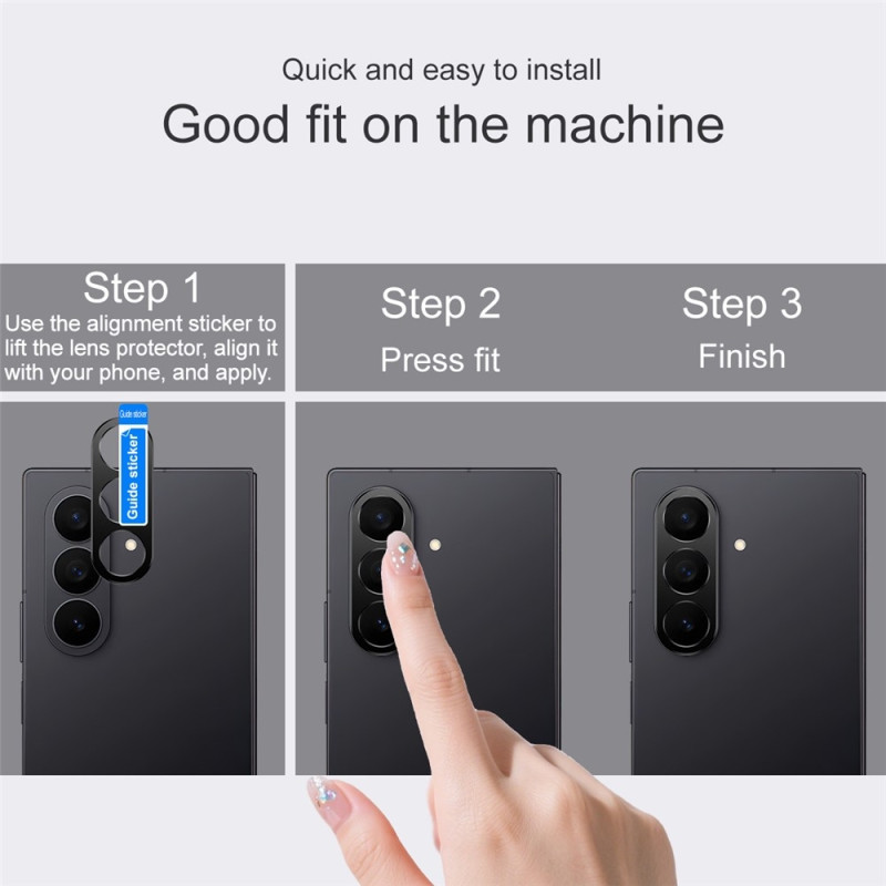 Til Samsung Galaxy Z Fold8 Ultra / Z Fold7 5G Kameralinsebeskytter