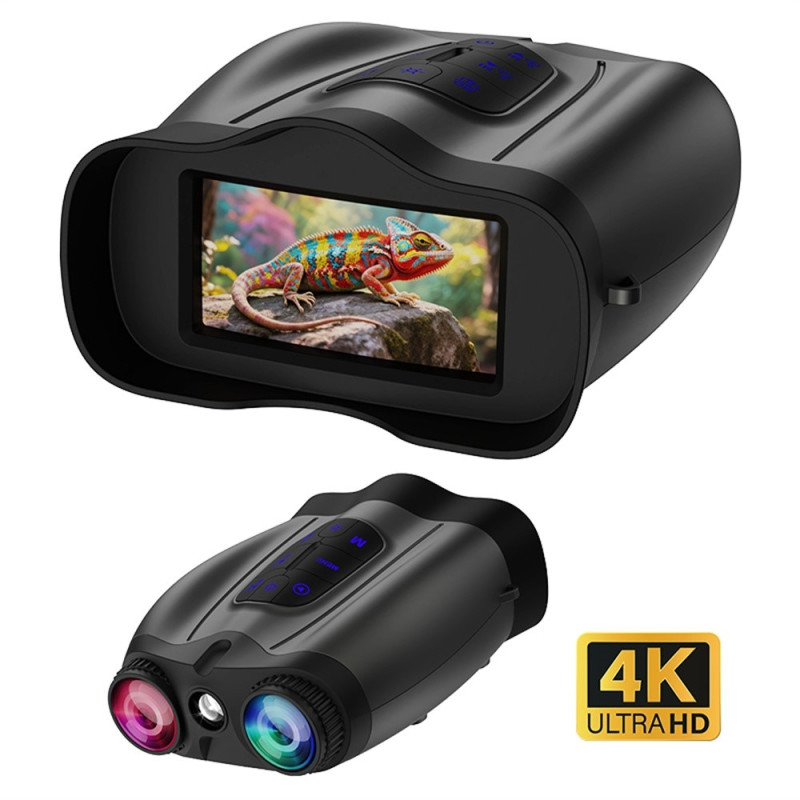 4K-kikkert med nattsyn, 16x digital zoom og 5000 mAh-batteri – digital IR-kikkert med kamera