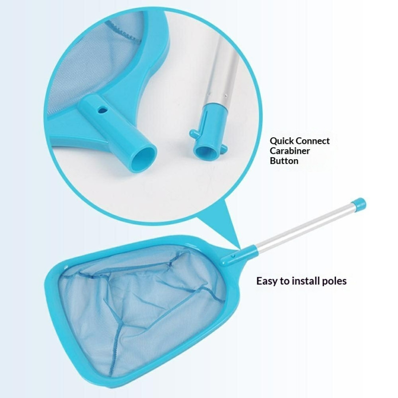 Pool Skimmer Net 65.7 x 27 cm – Cleaning Tool with Fine Mesh and Aluminum Handle