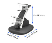 Förvaringsställ & Laddningsstation för Sony PlayStation 5 Spelkontroller