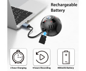 Intelligent WiFi-kamera Uppspelning i realtid Panoramautsikt Övervakningskamera