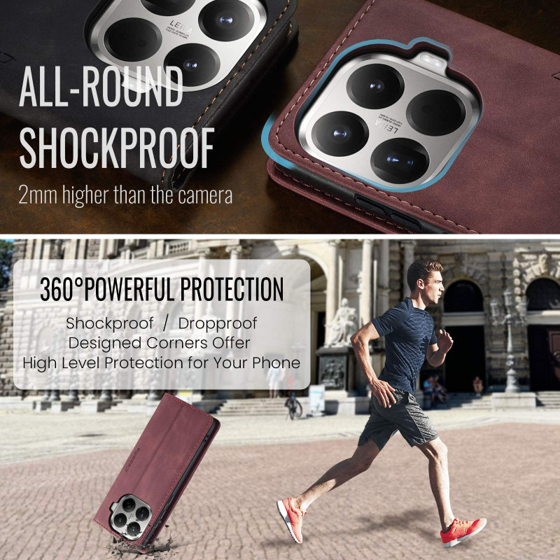 CASEME Xiaomi 17T Lompakkokotelo