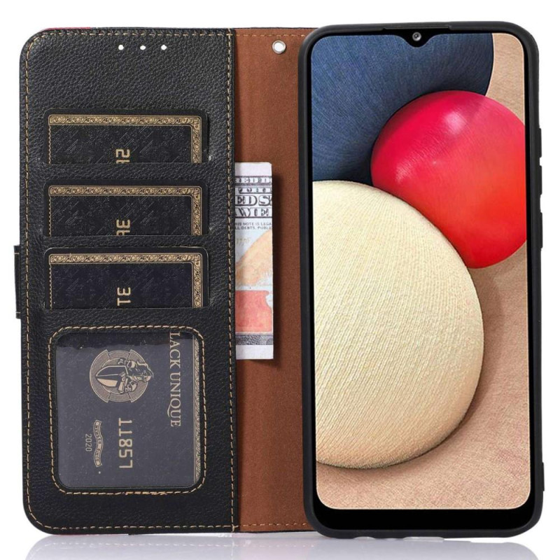 KHAZNEH Telefoncover til Motorola Edge 30 5G - Sort/Rød