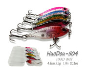 5 st Fiskedrag Sötvatten Havsfiske Flytande Minnow hårt bete med skallra