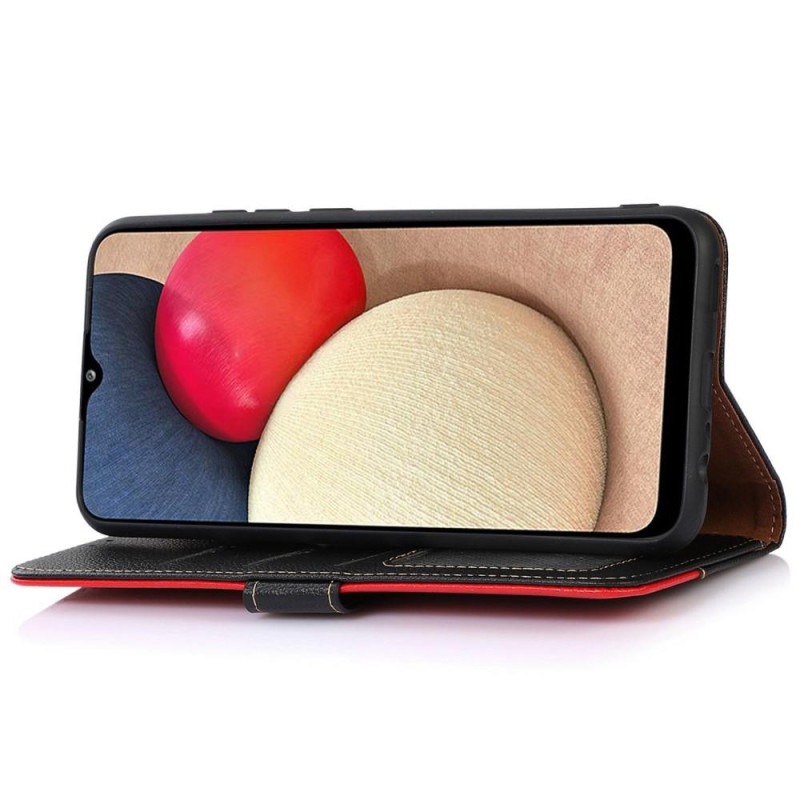 KHAZNEH puhelimen kansi Motorola Edge 30 5G - musta/punainen