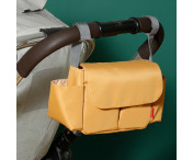 Vattentät Nylon Barnvagn Hängväska Baby Blöja Mjölk Flaska Förvaringsväska