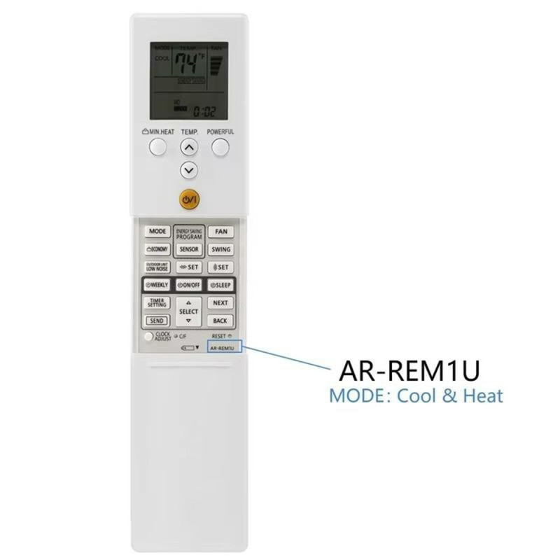 Remote Control Replacement for AR-REM1U for Fujitsu Air Conditioner